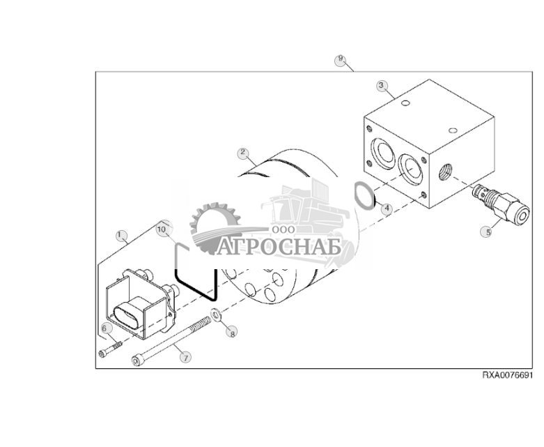 УЗЕЛ РАСХОДОМЕРА СИСТЕМЫ РУЛЕВОГО УПРАВЛЕНИЯ - ST75513 804.jpg